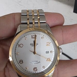 Tudor Two-Tone Silver and Gold Jubilee Bracelet Dress Watch